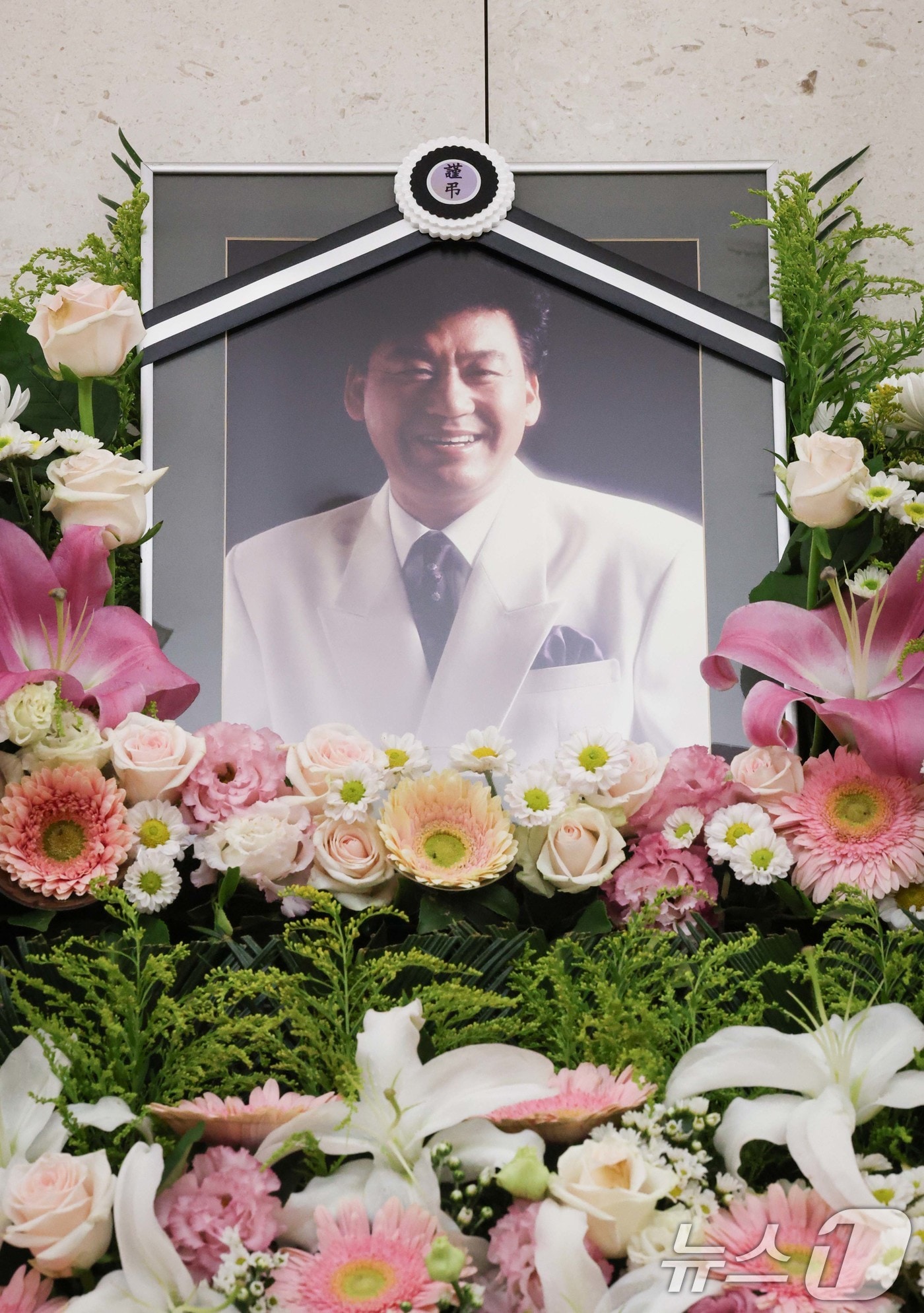 가수 고&#40;故&#41; 현철&#40;본명 강상수&#41;의 빈소. ⓒ News1 사진공동취재단