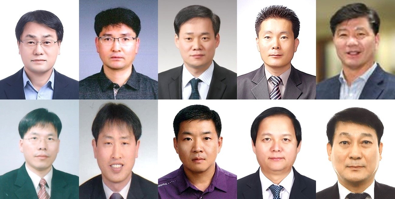 위쪽 왼쪽부터 이강준 부이사관, 최현창 서기관, 한병삼 서기관, 김종삼 서기관, 김용삼 서기관, 아래 왼쪽부터 김재화 서기관, 국승철 서기관, 이영섭 서기관, 강세권 서기관, 심규문 서기관./뉴스1