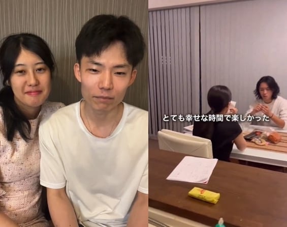 왼쪽은 세이라와 소이왕자 부부의 모습. 오른쪽은 세이라와 남자친구. (일본인 요리사 'Soy王子' SNS 갈무리)