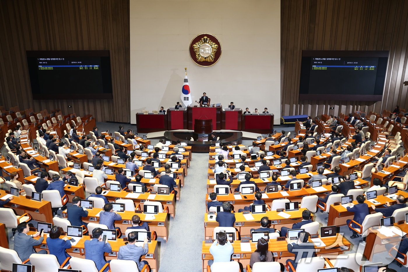 국회 본회의장 전경. 뉴스1 ⓒ News1 DB