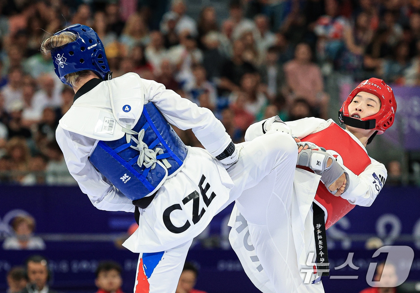 기사 이해를 돕기 위한 2024 파리올림픽 태권도 경기 자료 사진으로 기사 내용과 관련 없음. ⓒ 뉴스1