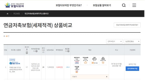 IBK연금보험제공