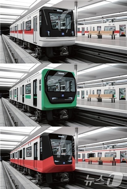 경전철 사상-하단선 외부 디자인 시안.(부산교통공사 제공)