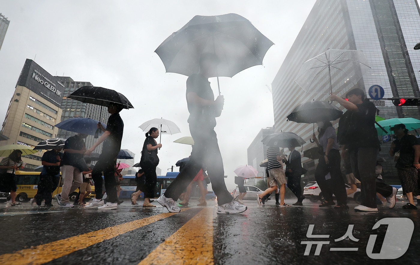 금요일인 20일 충북과 세종은 최고 150㎜ 이상의 폭우가 내리겠다.&#40;사진은 기사와 무관함&#41;/뉴스1