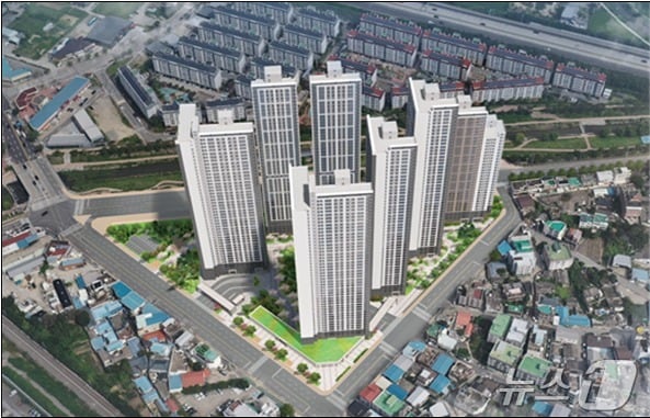 구미 원평4구역 재개발 조감도/뉴스1