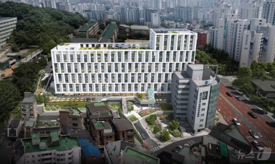 홍익대 제1기숙사 조감도.(HS화성 제공)