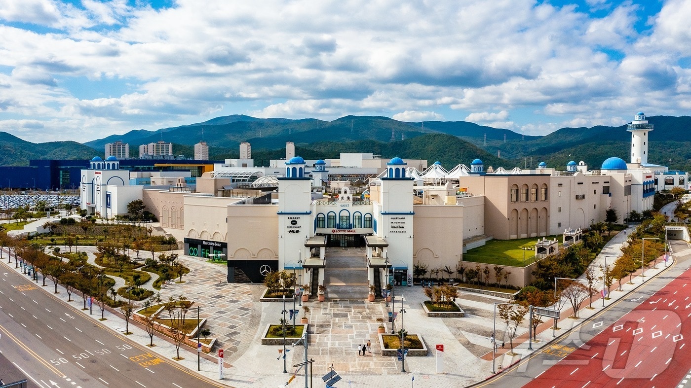 롯데프리미엄아울렛 동부산점 전경.&#40;롯데몰 동부산점 제공&#41;