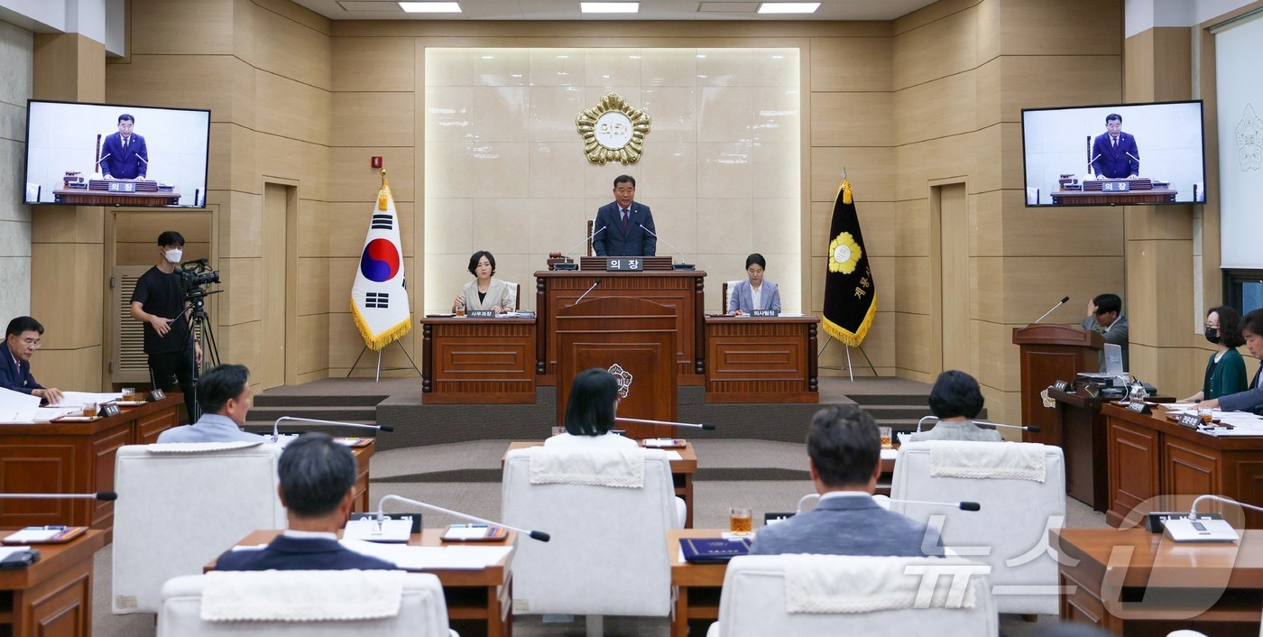 제175회 임시회 2차 본회의 모습. (계룡시의회 제공) /뉴스1