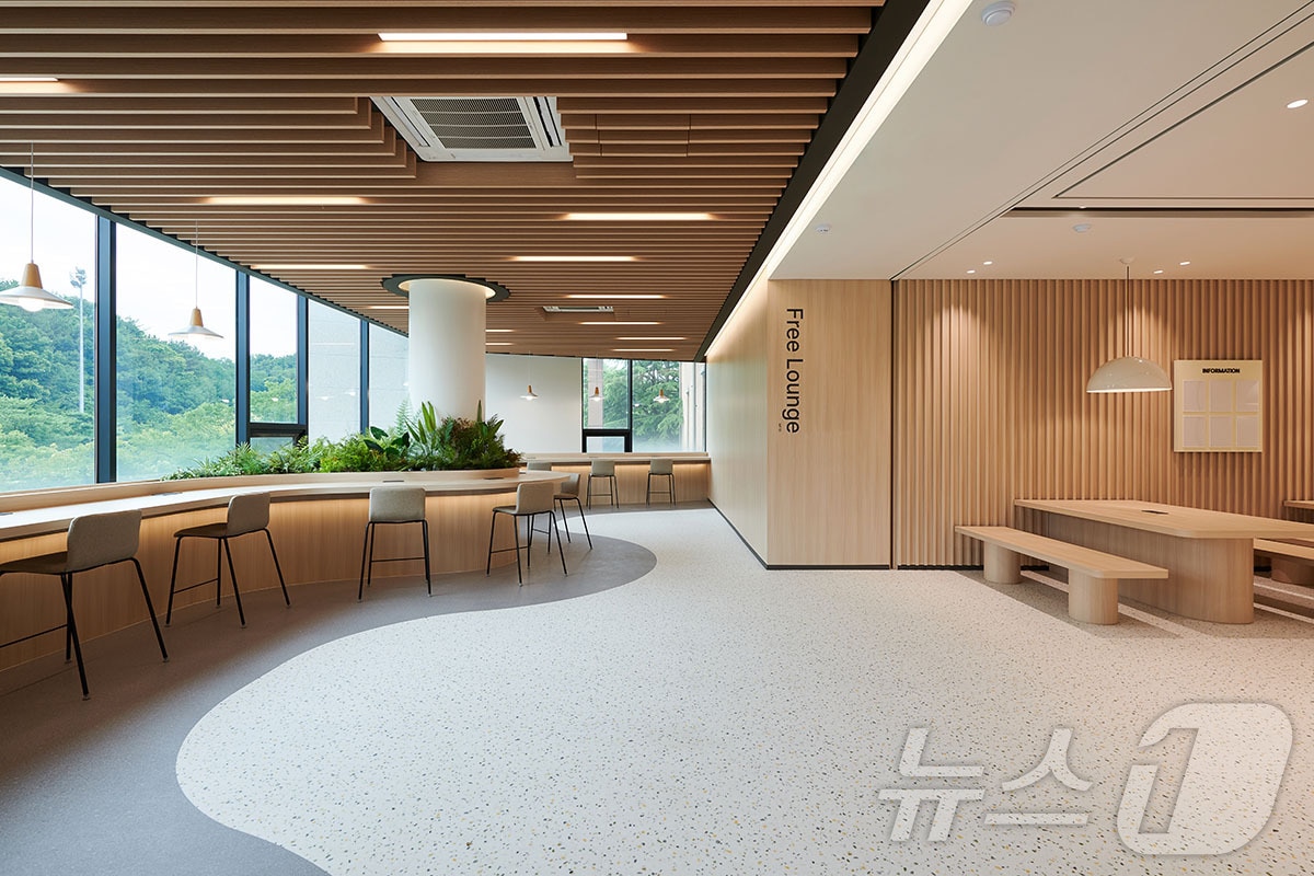 목원대 중앙도서관 목원스마트융합라운지 내 자유 열람실 전경.(목원대 제공)/뉴스1