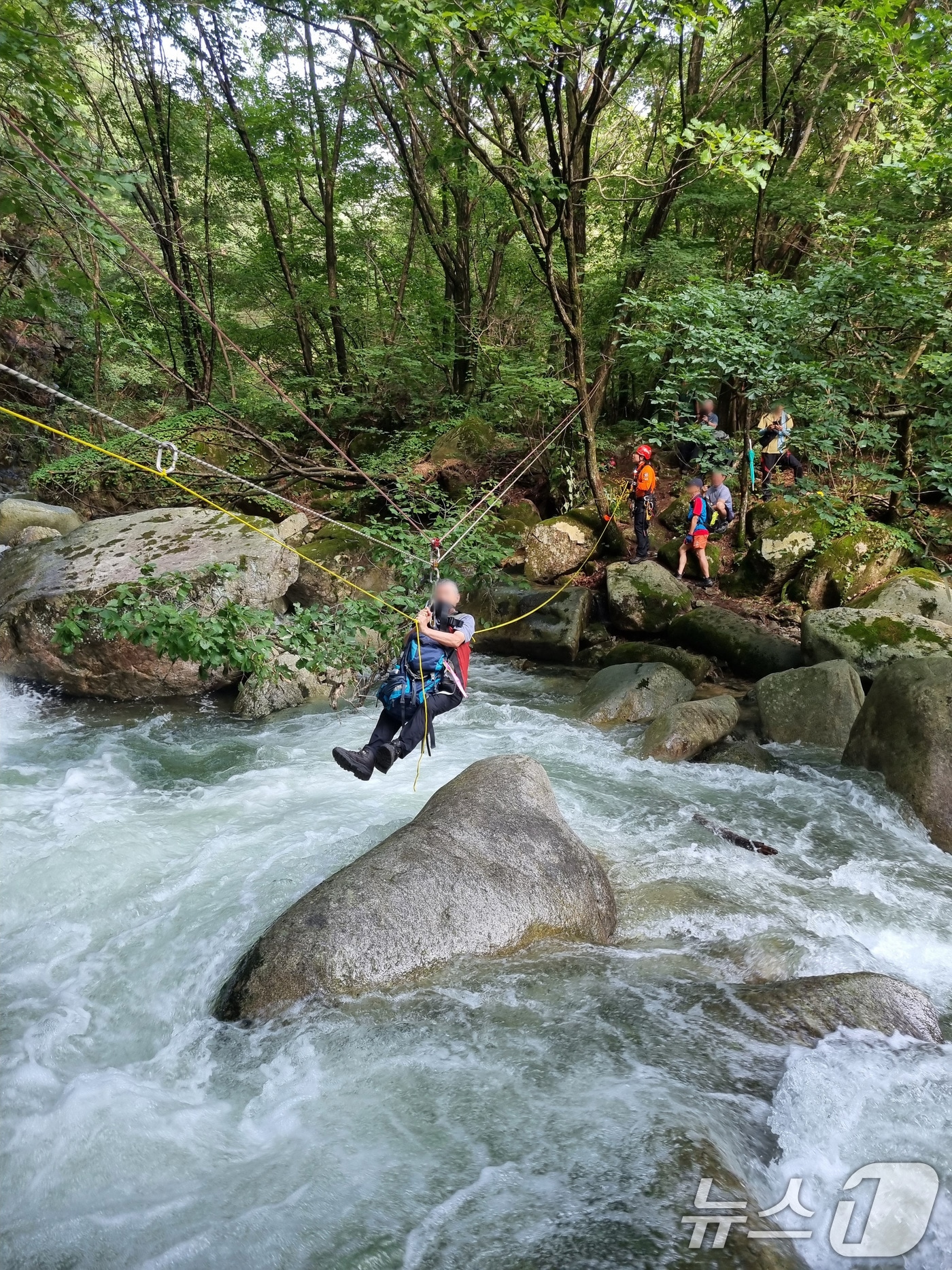 계곡 구조 자료사진 /(경기북부소방본부 제공)2024.8.6./뉴스1