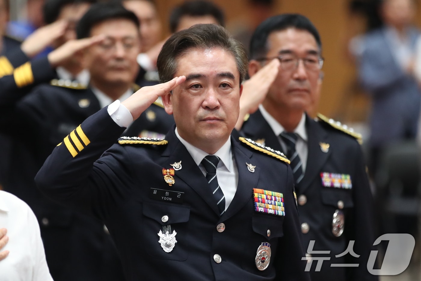 윤희근 전 경찰청장 2024.8.9 ⓒ 뉴스1 이승배 기자