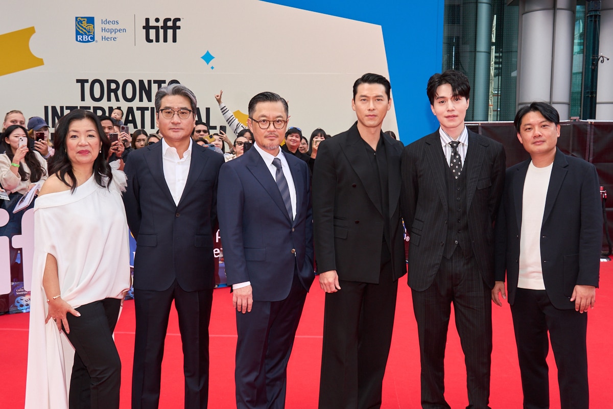 제49회 토론토국제영화제에 참석한 '하얼빈' 현빈, 이동욱(CJ ENM 제공)