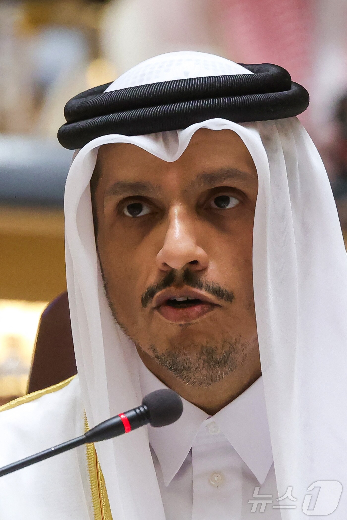 무함마드 빈 압둘라흐만 알사니 카타르 총리. ⓒ AFP=뉴스1