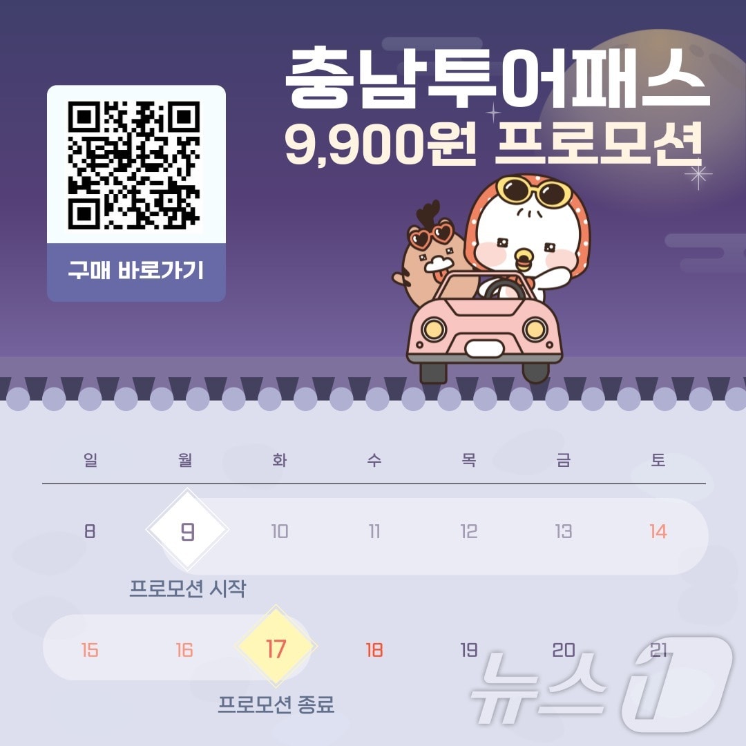 충남투어패스 안내포스터. /뉴스1