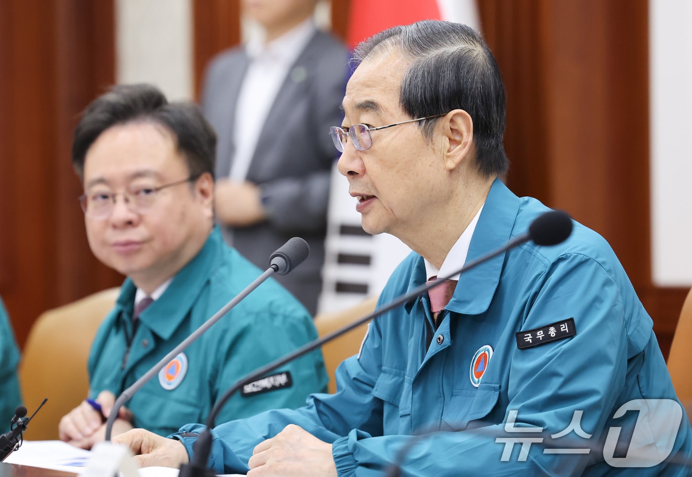 한덕수 국무총리가 12일 서울 종로구 정부서울청사에서 열린 의사집단행동 중앙재난안전대책본부 회의에서 모두발언을 하고 있다. 2024.9.12/뉴스1 ⓒ News1 허경 기자