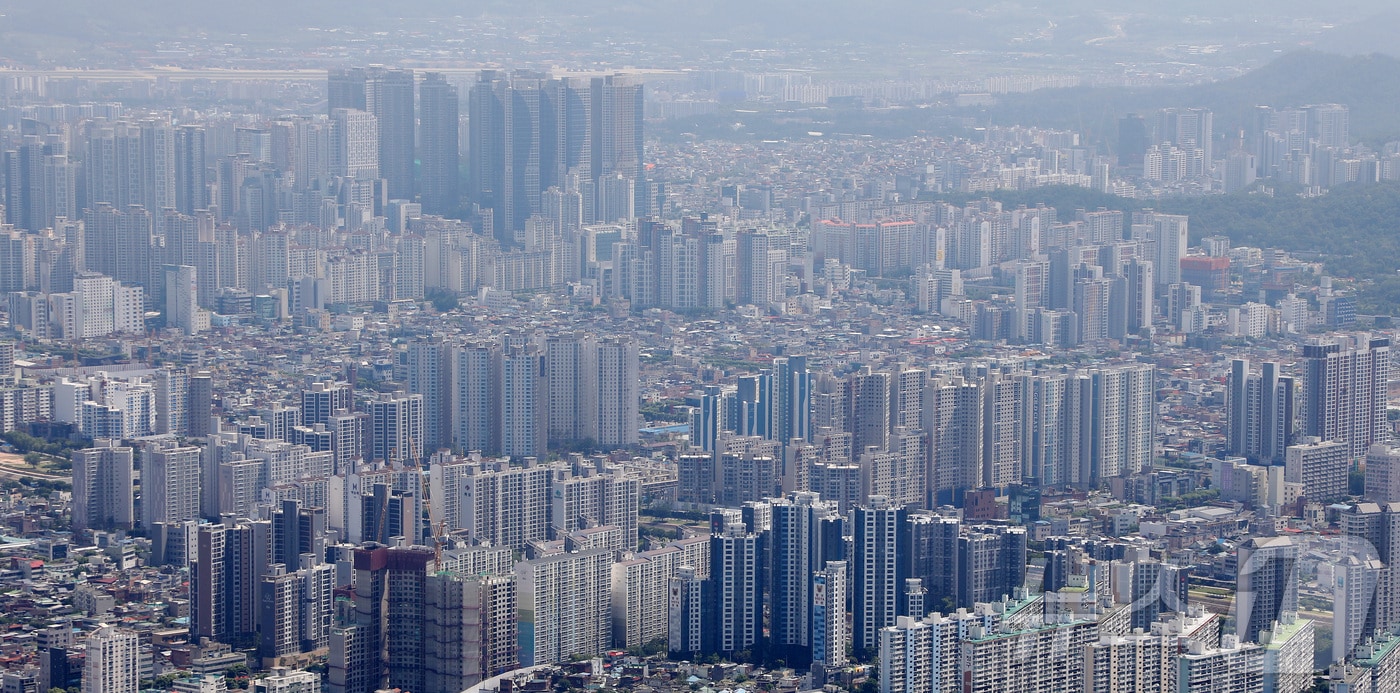 대구 아파트 가격이 10개월 연속 하락했다. 사진은 대구 도심 전경.&#40;사진은 기사 내용과 무관함&#41; ⓒ News1 DB