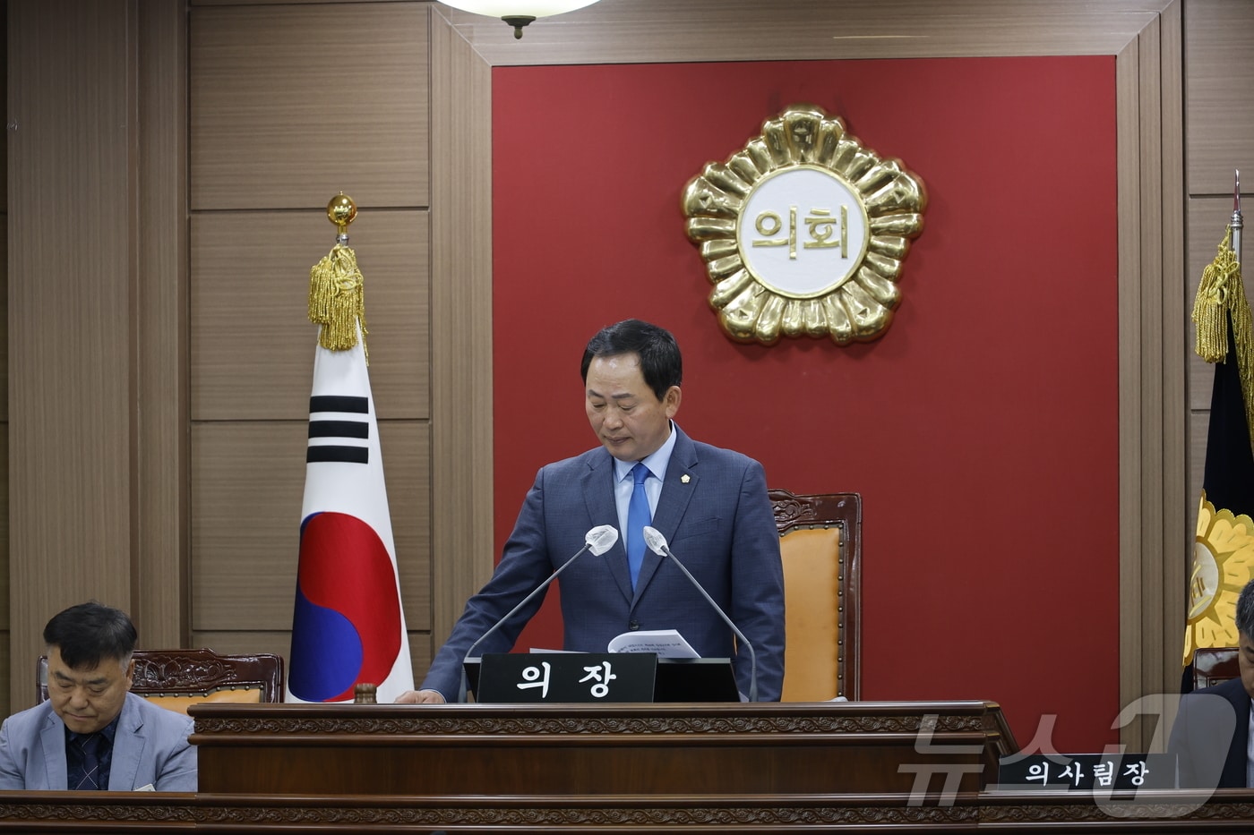 2일 장종민 전북자치도 임실군의장이 제340회 임시회 개회를 선언하고 있다.&#40;의회제공&#41;2024.9.2/뉴스1