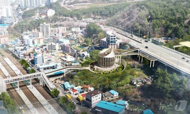 부산 사상구 괘내마을~사상공원간 보행환경 개선사업 준공 조감도.(사상구 제공)