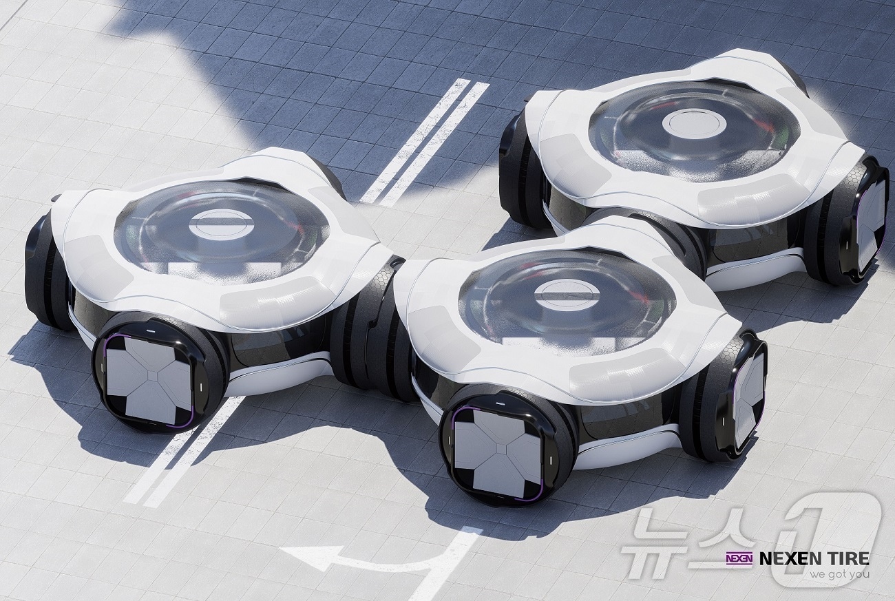 넥센타이어(002350)의 '미래 모빌리티 컨셉타이어 제안 프로젝트' 우수작품 '도시 외곽과 중심을 순환하는 분리·결합형 대중교통'(넥센타이어 제공)(