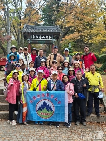 합천을 방문한 단체 관광객(합천군 제공).