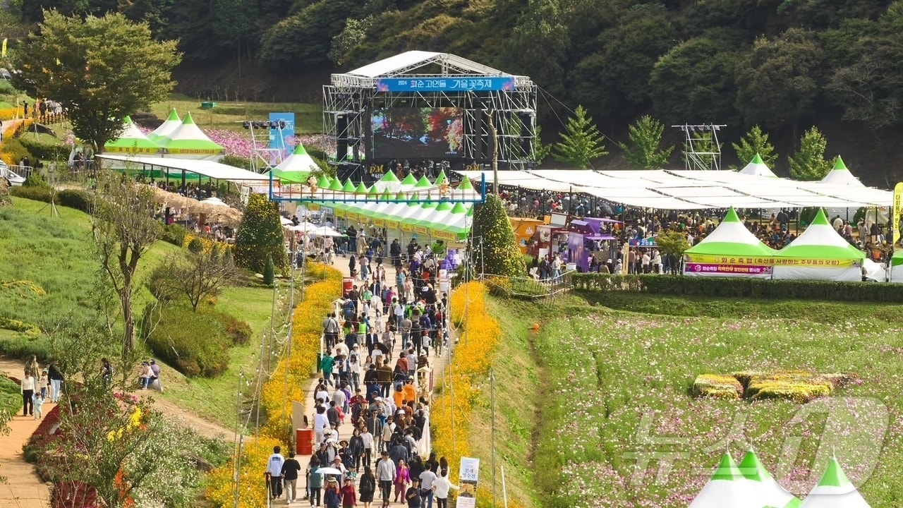 2024 화순 고인돌 가을꽃 축제 ⓒ News1