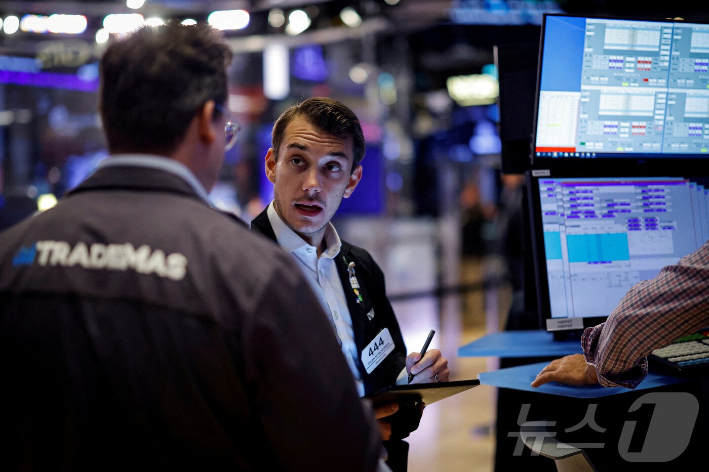 미증시 트레이더들. ⓒ 로이터=뉴스1