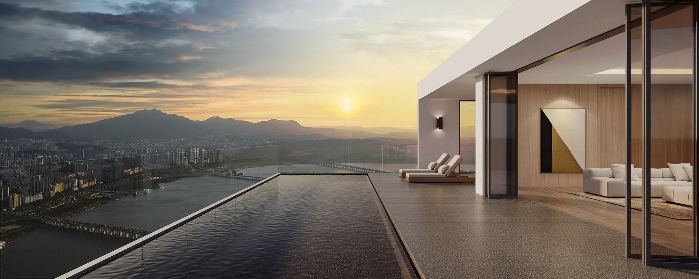  삼성물산 한남4구역 게스트 하우스 '글로우 스테이'. /삼성물산 제공