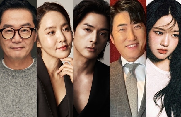 (왼쪽부터) 장진, 박지윤, 장동민, 김지훈, 안유진