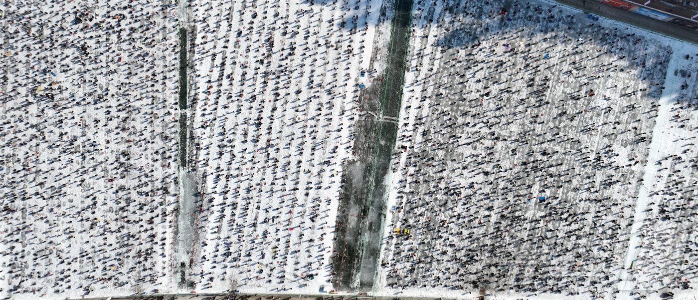 강원 화천산천어축제장 얼음낚시 자료 사진. ⓒ News1 