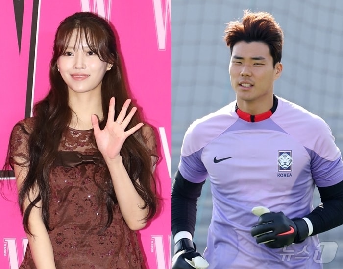 이미주&#40;왼쪽&#41;, 송범근 ⓒ 뉴스1 DB