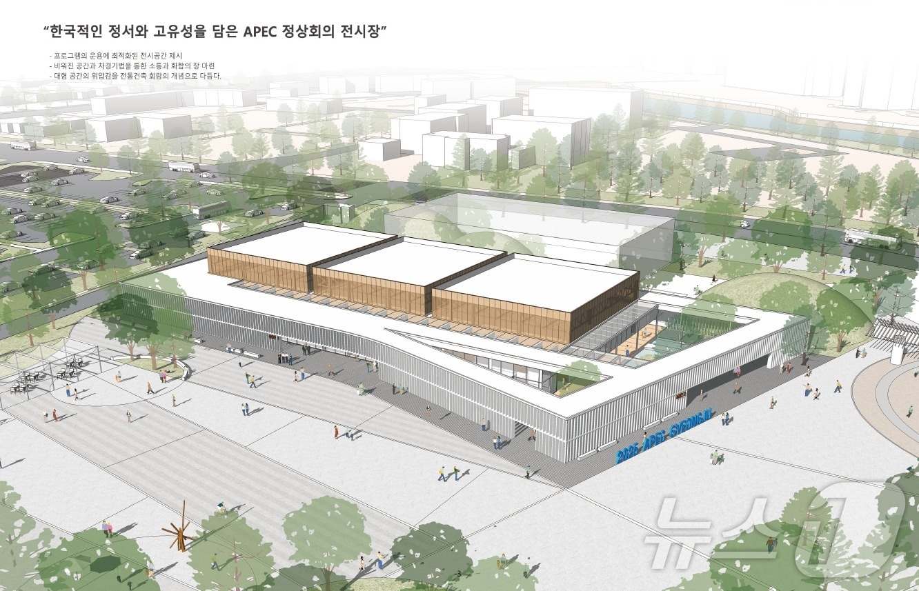 경주 APEC 정상회의 전시장 조감도&#40;경북도 제공&#41;2025.1.20/뉴스1