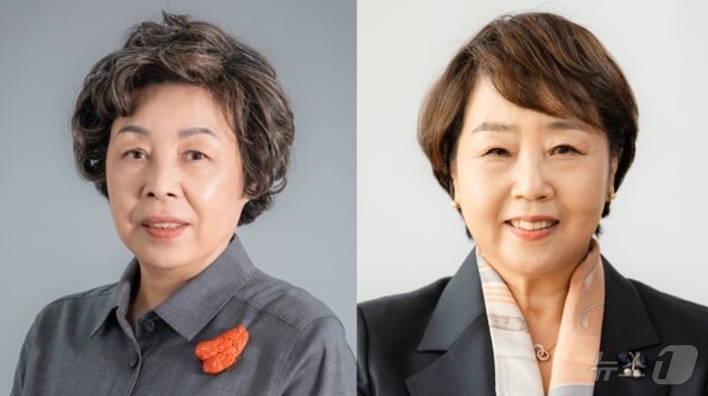 신경림 대한간호협회 회장 후보, 탁영란 대한간호협회 회장 후보(왼쪽부터)/ 대한간호협회 제공