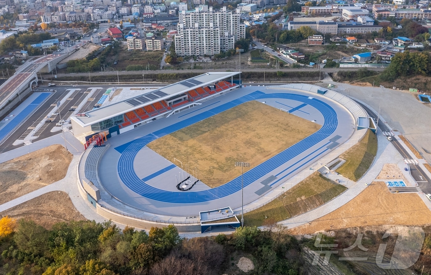 충북 증평종합운동장 전경/뉴스1