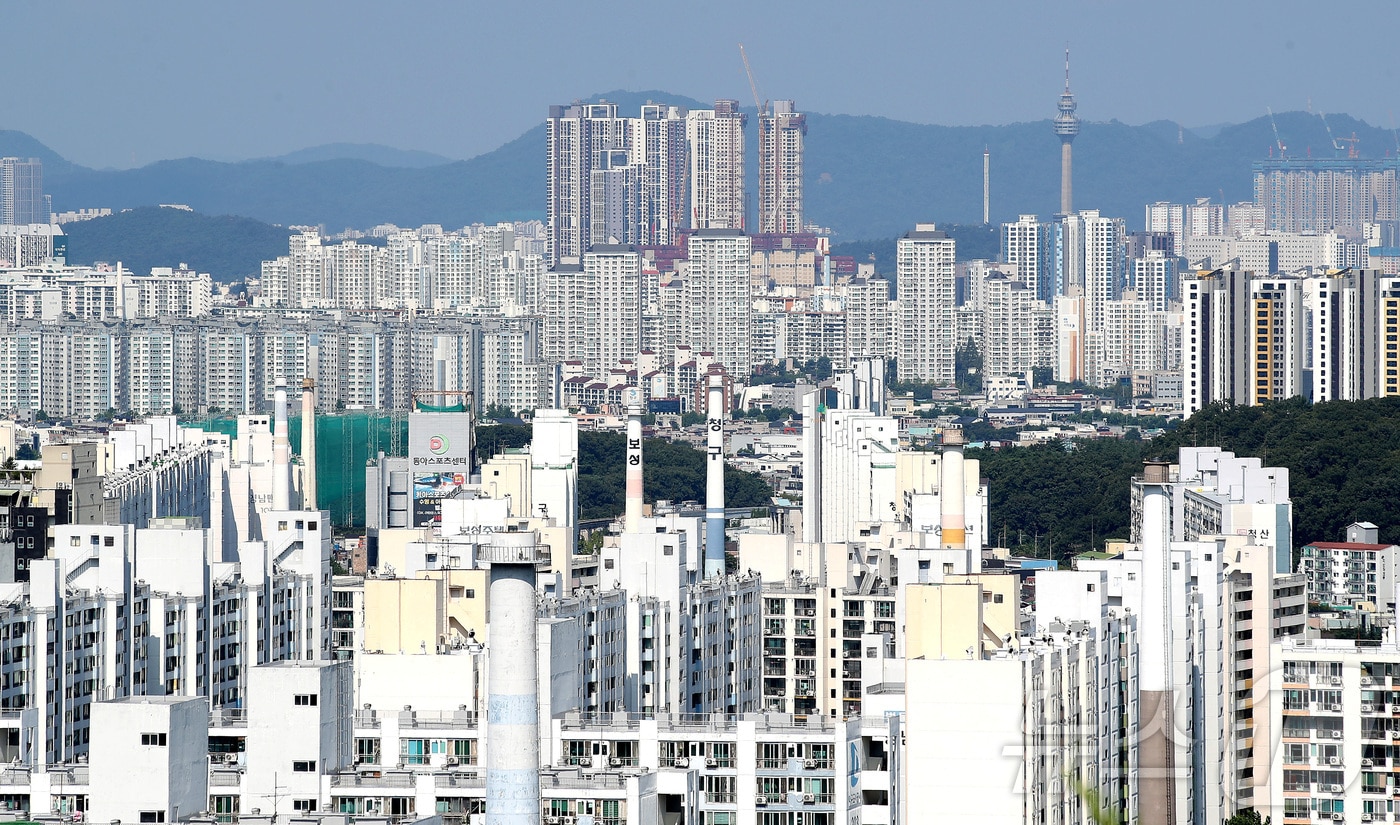 2024년 한해동안 대구의 청약통장 해지자는 3만6000명에 육박했다. 사진은 대구 도심 전경.(사진은 기사 내용과 무관함) ⓒ News1 DB
