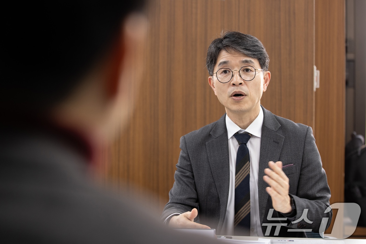 김완섭 환경부장관이 서울 종로구 S타워에서 열린 제2차 기후전략 간담회에서 기후예산의 우선순위 선정 방안을 논의하고 있다. (환경부 제공) 2025.1.21/뉴스1