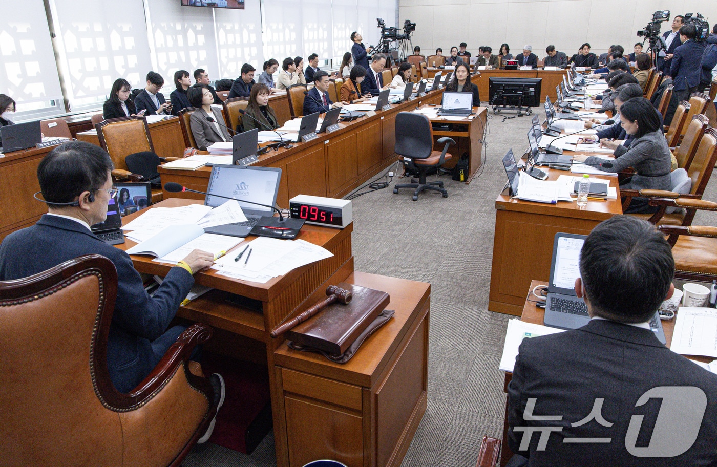 23일 오전 서울 여의도 국회에서 열린 제421회 국회(임시회) 보건복지위원회 제1차 전체회의. 2025.1.23/뉴스1 ⓒ News1 이재명 기자