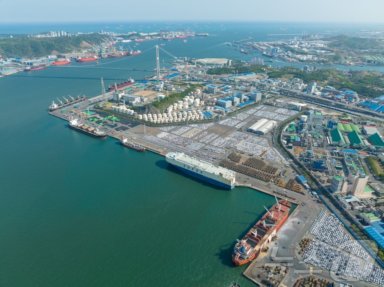 울산본항 전경. (울산항만공사 제공)