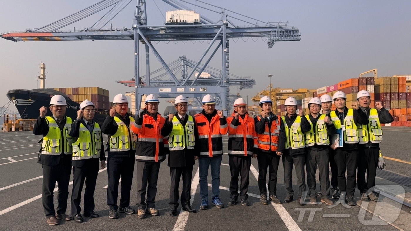 설 명절 대비 항만 현장 안전 점검 실시.(부산항만공사 제공)