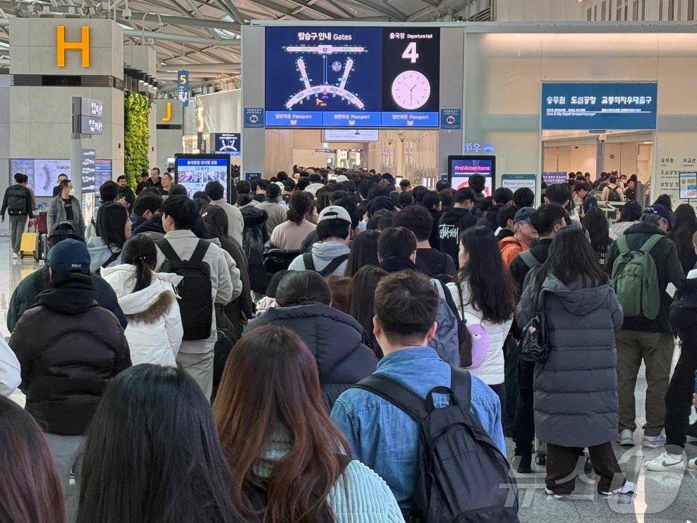 인천공항 제1터미널 출국장(촬영자 정진욱) / 뉴스1