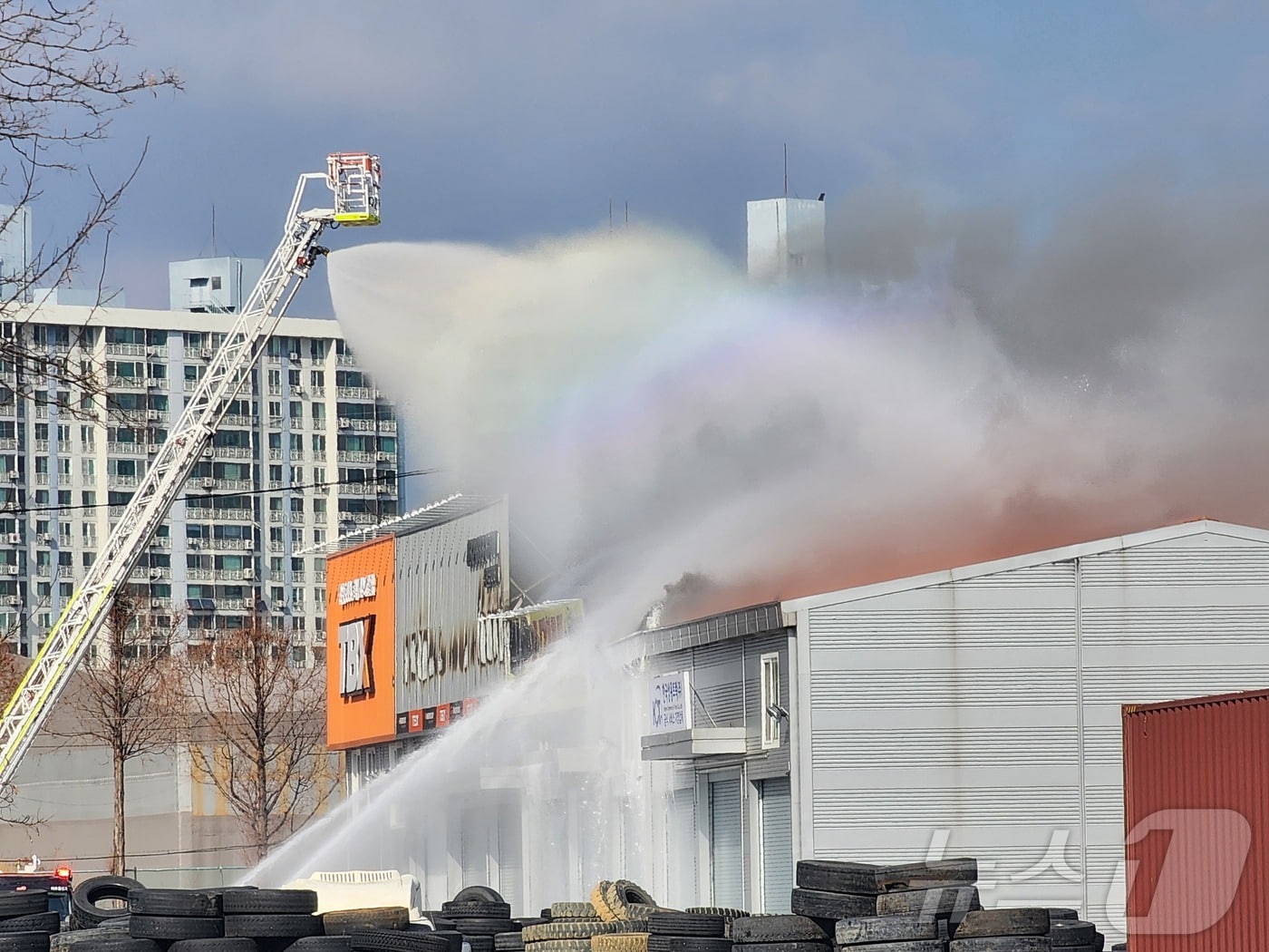 화재 발생 현장(독자제공) / 뉴스1