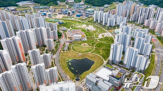 기사 이해를 돕기 위한 강원 원주기업도시 아파트 단지 밀집지역 사진으로, 기사내용과 직접 관련 없음. &#40;뉴스1 DB&#41;