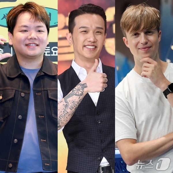 (왼쪽부터) 곽튜브, 쿠시, 줄리안/뉴스1 DB