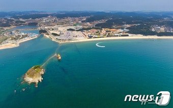 안면도 꽃지해수욕장 전경 /뉴스1
