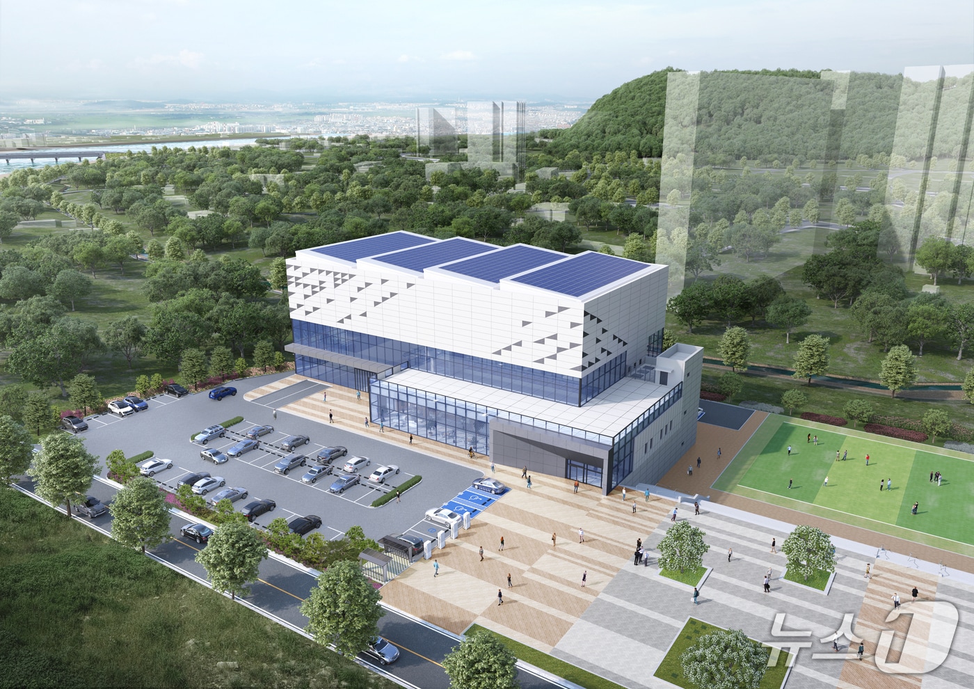 강원 영월군 드론테스트베드 조감도 자료 사진. (영월군 제공. 재판매 및 DB금지) 2025.10.13/뉴스1