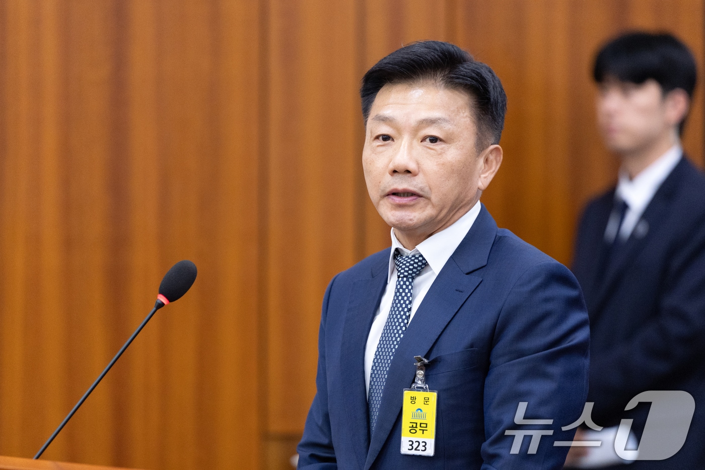 제37대 대한체조협회장에 당선된 송치영 포스코이앤씨 사장. 2025.10.13/뉴스1 ⓒ News1 이승배 기자