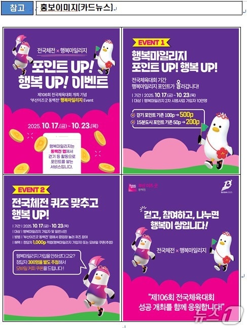 '행복마일리지' 홍보 이미지.(부산시 제공. 재판매 및 DB금지)