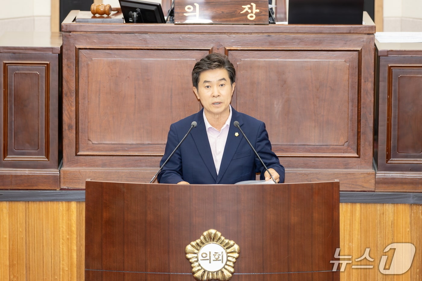 강승수 구미시의원이 15일 임시회에서 발언하고 있다. (구미시의회 제공. 재판매 및 DB금지)/뉴스1