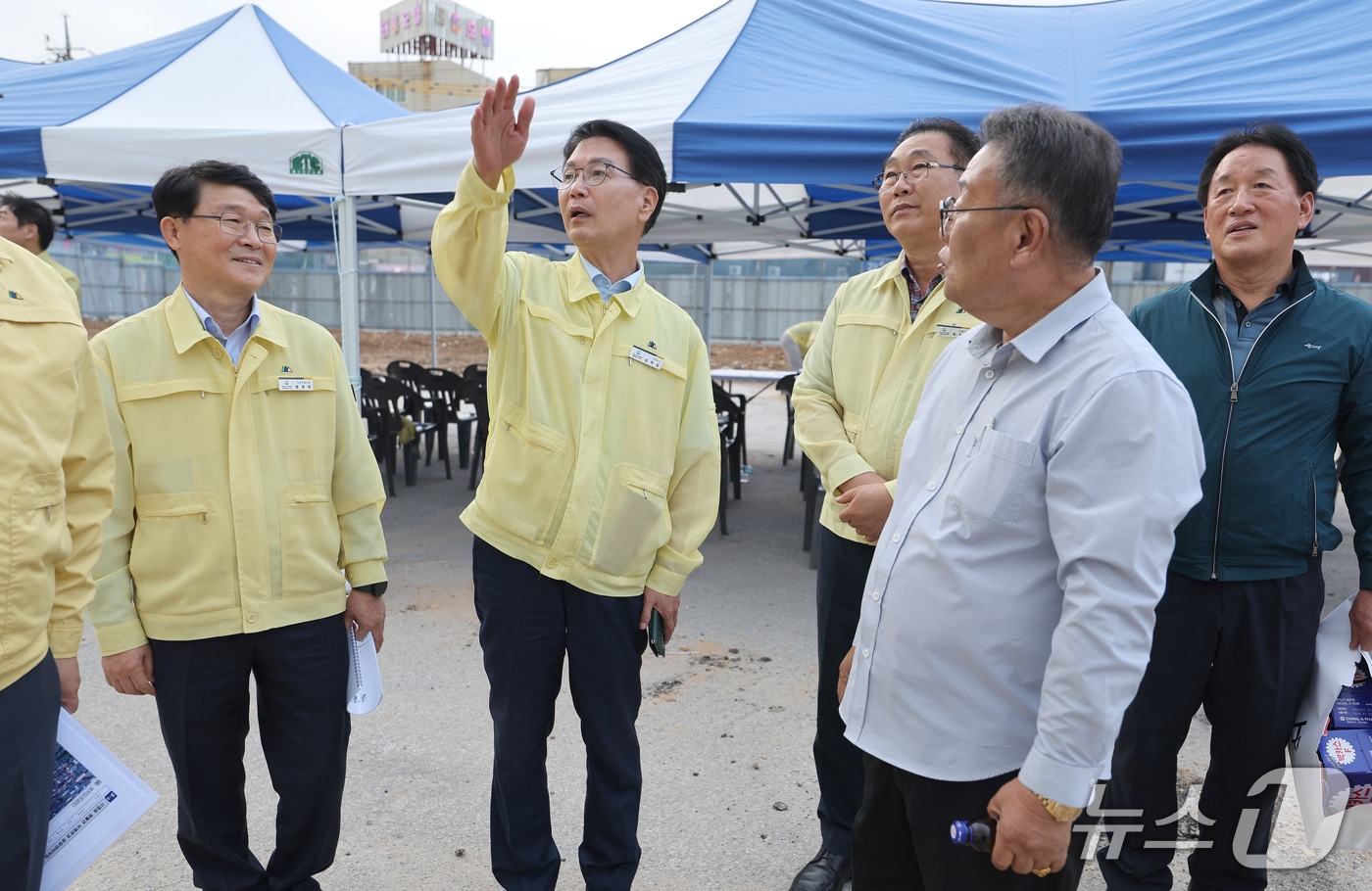 심덕섭 고창군수 현장 방문 사진.&#40;고창군 제공. 재판매 및 DB금지&#41;