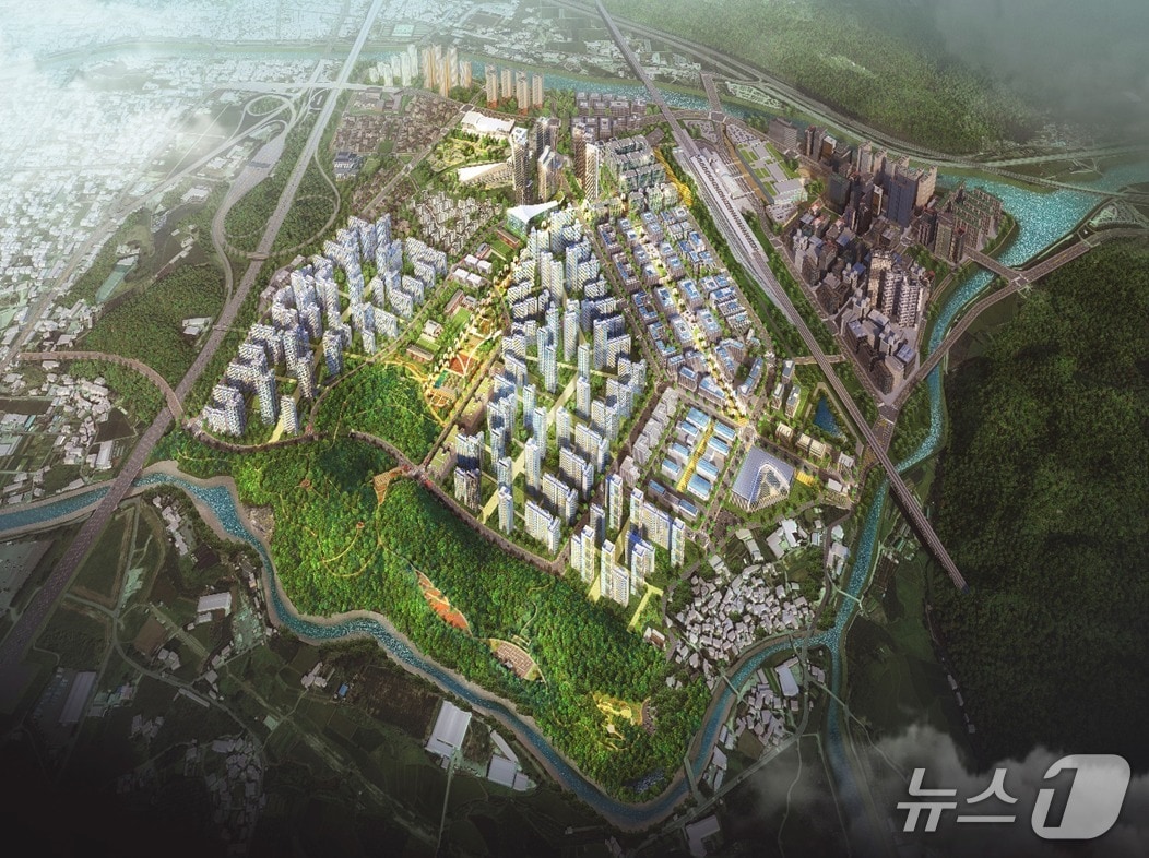 KTX울산역 복합특화단지 예상조감도. (울산시 제공. 재판매 및 DB 금지) /뉴스1