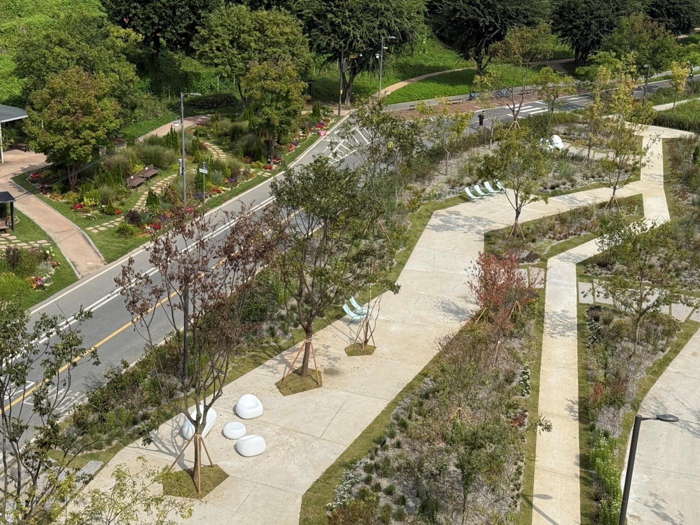 용비쉼터 정원 전경(성동구 제공)